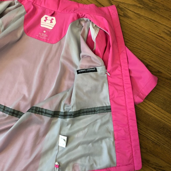 Under Armour Performance Golf Wear Pink Jacket - Picture 5 of 8